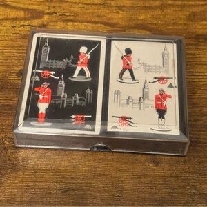 Sears Roebuck London Guards Bridge Card Set 1950s Plastic Coated‎ USA